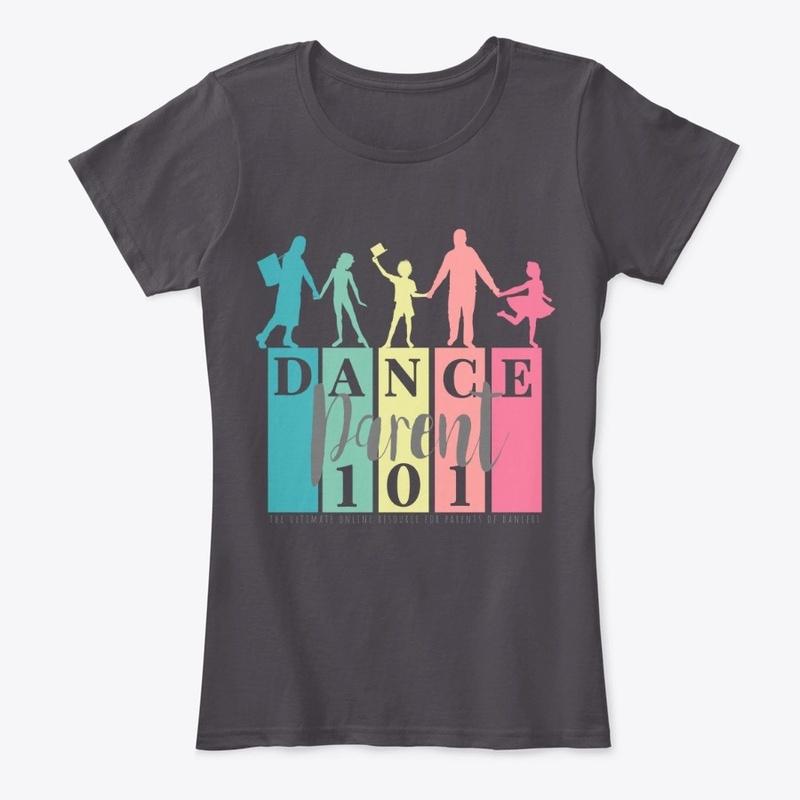 Dance Parent 101 Womens Tee Square Logo